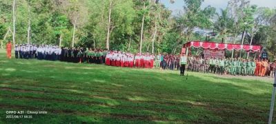 Upacara Peringatan Hari Ulang Tahun Ke 77 Kemerdekaan Republik Indonesia Desa Argopeni Tahun 2022