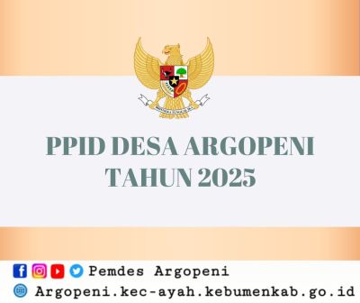 SK PPID DESA ARGOPENI TAHUN 2025