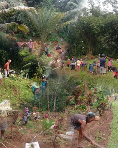 Kerja Bakti Bersih-bersih Makam Kagok 